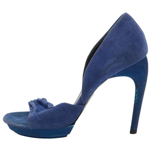 Pre-owned Balenciaga Sandal In Blue