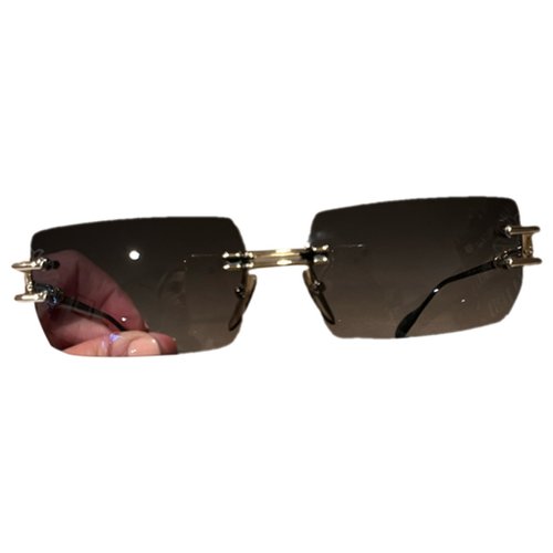Pre-owned Chrome Hearts Sunglasses In Black
