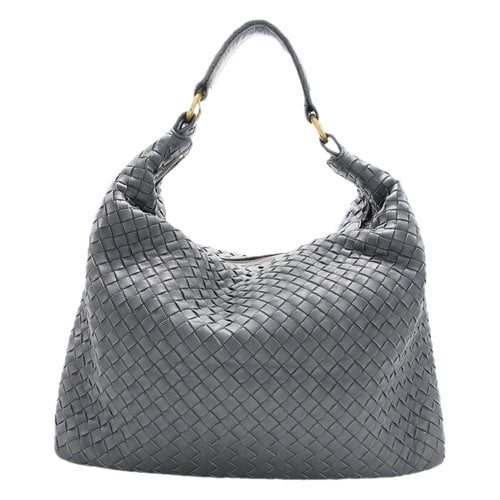Pre-owned Bottega Veneta Sloane Leather Handbag In Grey