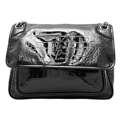 Pre-owned Saint Laurent Niki Leather Handbag In Black
