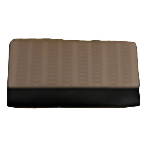 Pre-owned Drome Leather Clutch Bag In Beige
