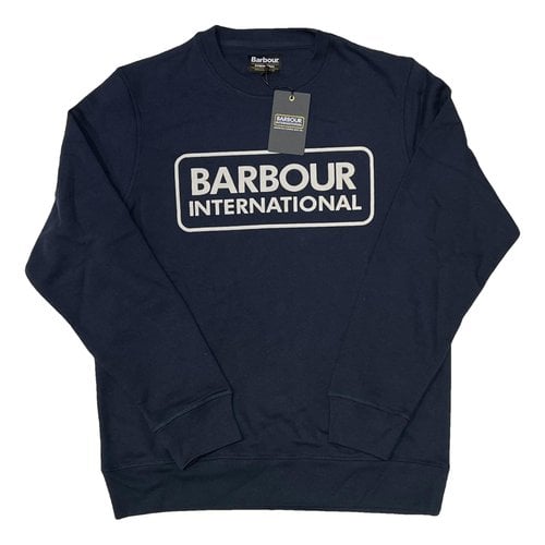 Pre-owned Barbour Sweatshirt In Navy