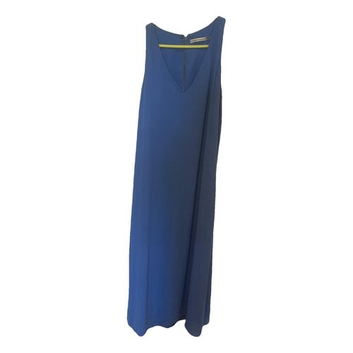 Pre-owned Alice And Olivia Maxi Dress In Blue