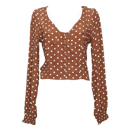 Pre-owned Rouje Blouse In Brown