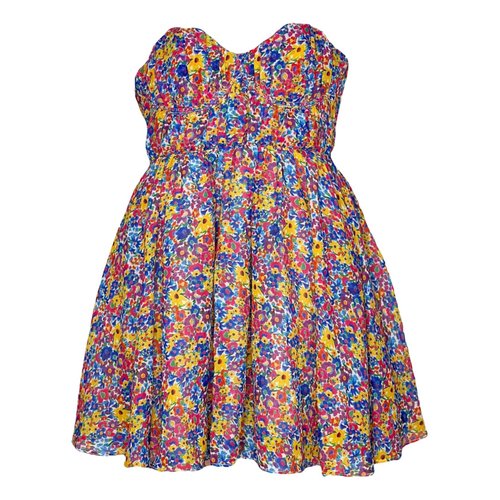 Pre-owned For Love & Lemons Mini Dress In Multicolour