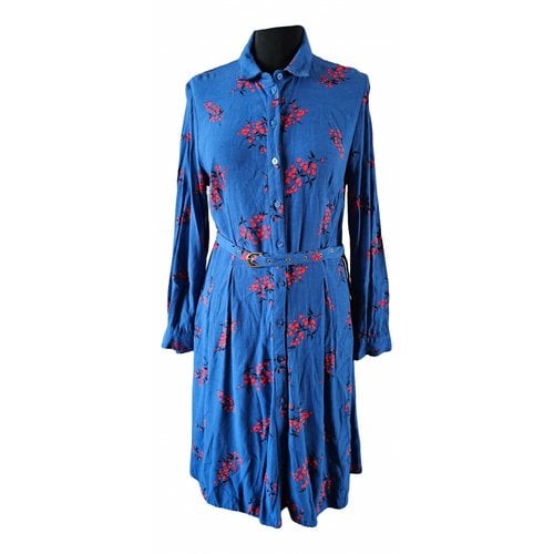 Pre-owned Fabienne Chapot Mid-length Dress In Blue