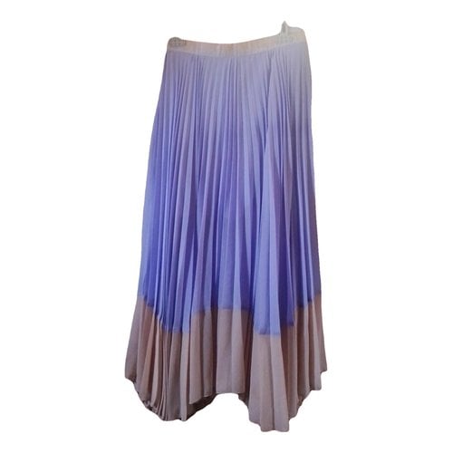 Pre-owned Jovonna London Maxi Skirt In Purple