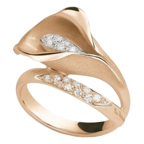 Pre-owned Calla Pink Gold Ring