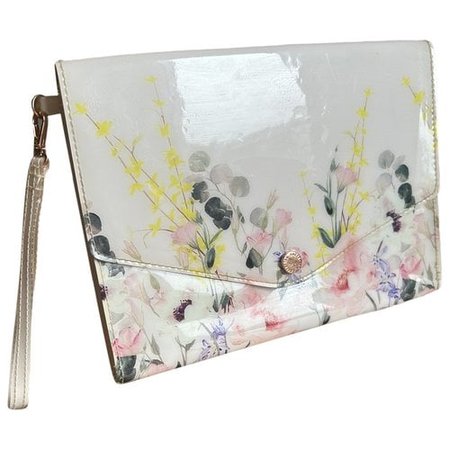 Pre-owned Ted Baker Vinyl Clutch Bag In Multicolour