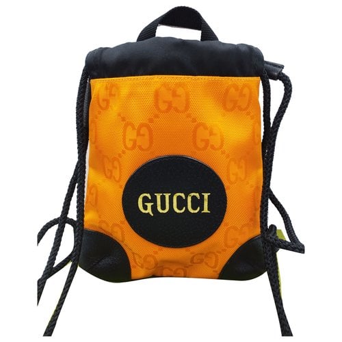 Pre-owned Gucci Cloth Backpack In Other