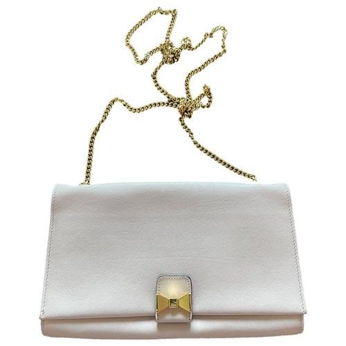 Pre-owned Chloé Leather Clutch Bag In Pink