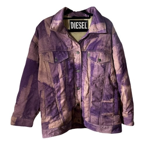 Pre-owned Diesel Short Vest In Purple