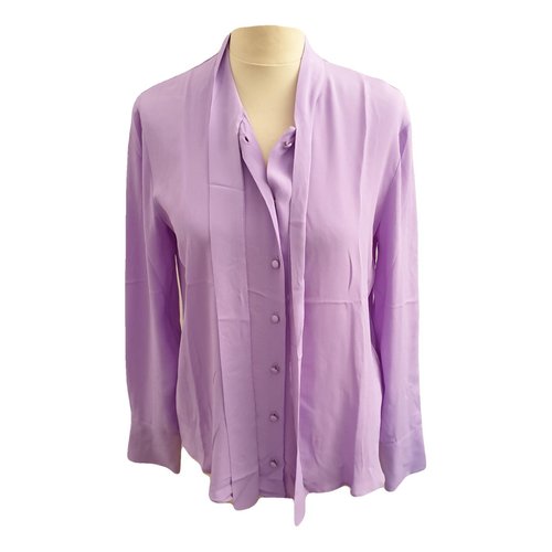 Pre-owned Marella Silk Shirt In Purple