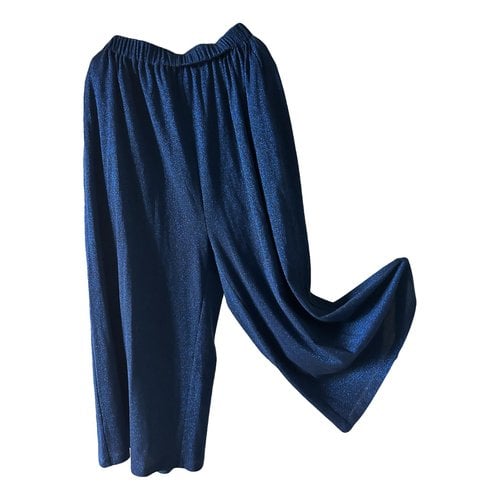 Pre-owned Avn Large Pants In Blue