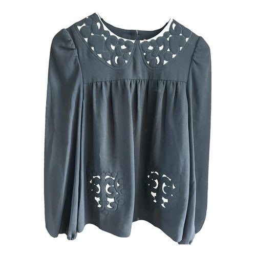 Pre-owned Manoush Blouse In Black