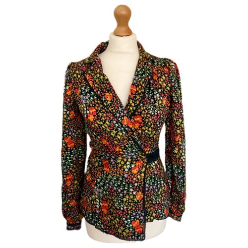 Pre-owned D&g Silk Blouse In Multicolour