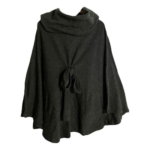 Pre-owned Isabella Oliver Wool Poncho In Grey