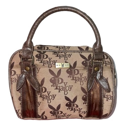 Pre-owned Playboy Cloth Handbag In Brown