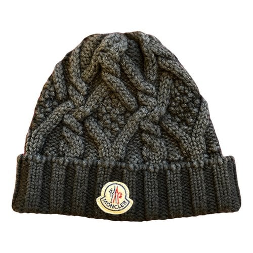 Pre-owned Moncler Hat In Anthracite