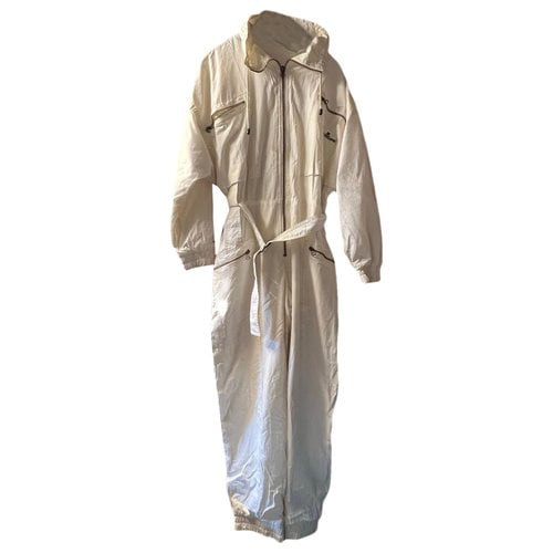 Pre-owned Cerruti 1881 Jumpsuit In White