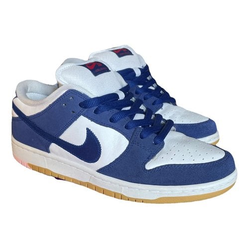Pre-owned Nike Sb Dunk Low Trainers In Blue