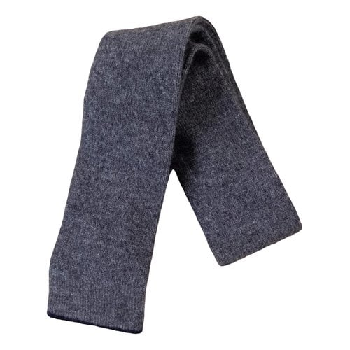 Pre-owned Brunello Cucinelli Cashmere Tie In Grey