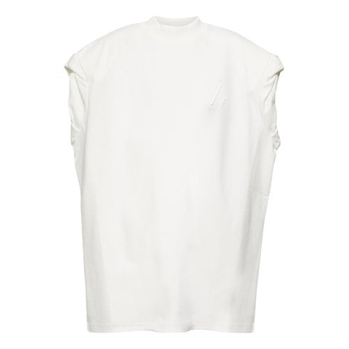 Pre-owned Attico T-shirt In White