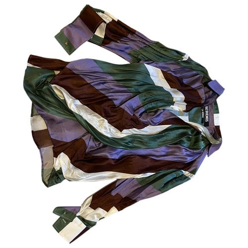 Pre-owned Jacquemus Silk Blouse In Green