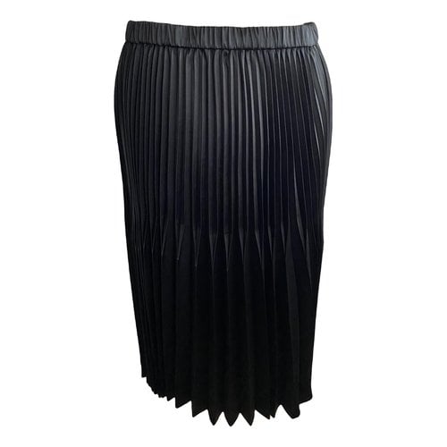 Pre-owned Donna Karan Maxi Skirt In Black