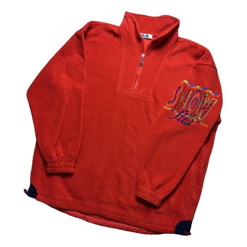 Pre-owned Fila Sweatshirt In Red