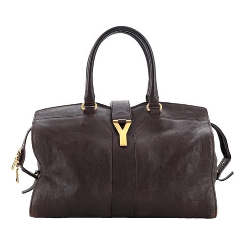 Pre-owned Saint Laurent Chyc Handbag In Black