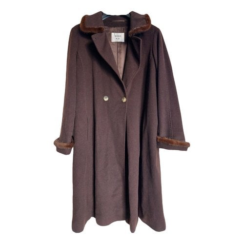 Pre-owned Weill Cashmere Coat In Brown