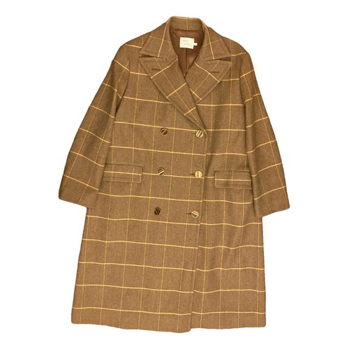 Pre-owned Hillier Bartley Wool Coat In Camel