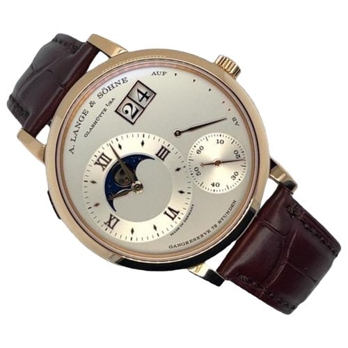 Pre-owned A. Lange & Sohne Watch In Gold