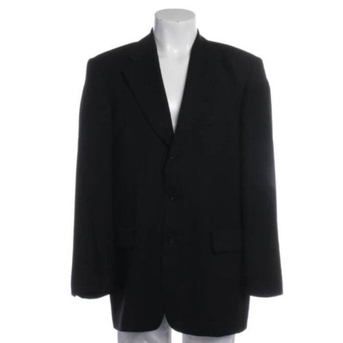 Pre-owned Strellson Wool Jacket In Black