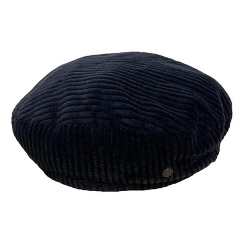 Pre-owned Maison Michel Beret In Navy