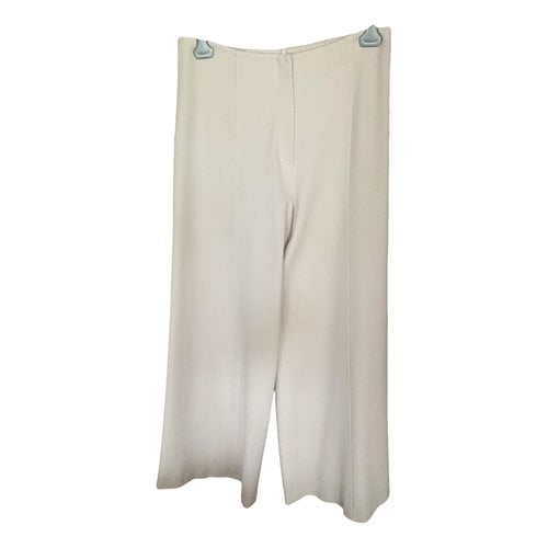 Pre-owned Liviana Conti Large Pants In Beige