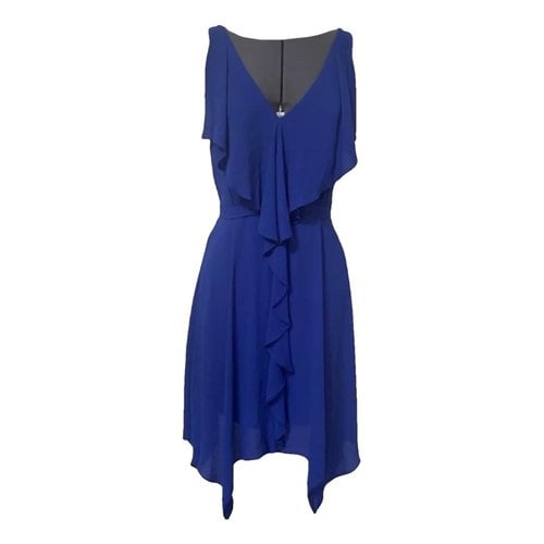 Pre-owned Bcbg Max Azria Mid-length Dress In Blue