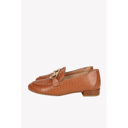 Pre-owned Aigner Leather Ballet Flats In Brown