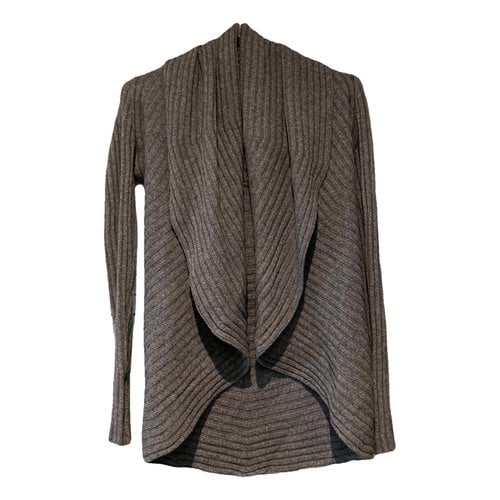 Pre-owned Autumn Cashmere Cashmere Cardigan In Grey