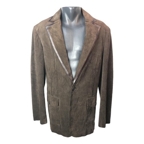 Pre-owned Armani Exchange Suit In Brown