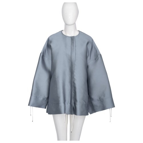 Pre-owned Victoria Beckham Jacket In Blue