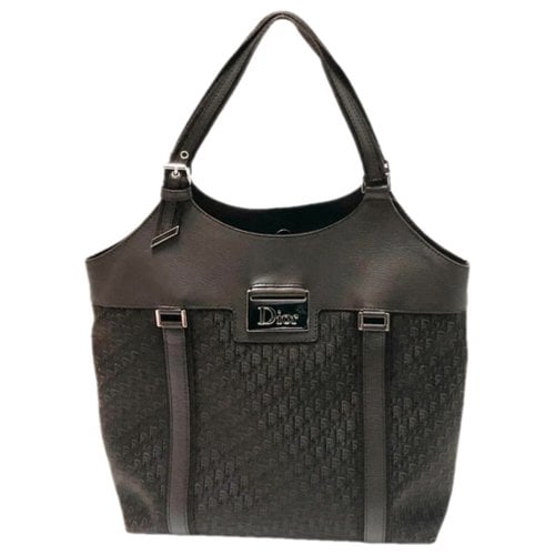 Pre-owned Dior Cloth Tote In Brown