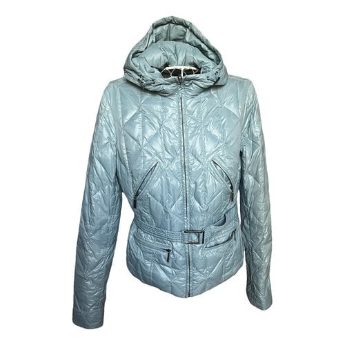 Pre-owned Add Jacket In Turquoise