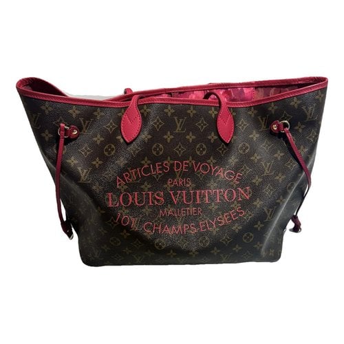 Pre-owned Louis Vuitton Neverfull Leather Tote In Other