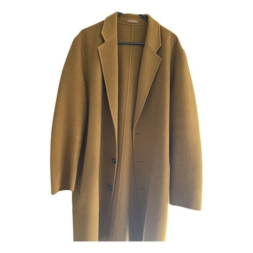Pre-owned Acne Studios Cashmere Coat In Camel