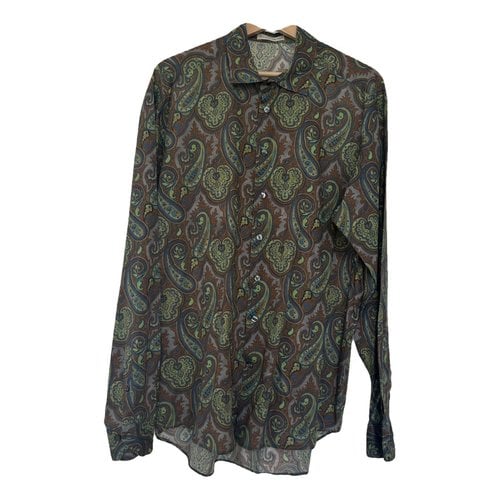Pre-owned Etro Shirt In Green