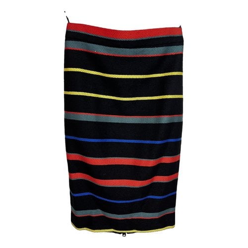 Pre-owned Givenchy Wool Mid-length Dress In Multicolour