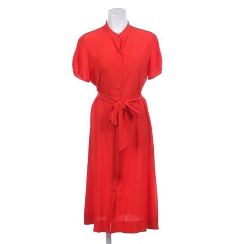 Pre-owned Diane Von Furstenberg Silk Dress In Red