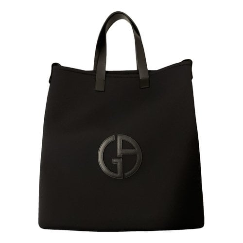 Pre-owned Giorgio Armani Bag In Black